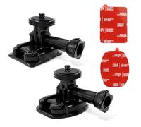 Soporte adhesivo flexible para Insta 360 ACE Pro ONE X3 X2 X RS R GO 3 2, kit de accesorios de tornillo de montaje de hebilla compatible con cámaras de acción GoPro Hero 12 Max Session y DJI Osmo