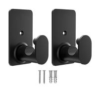 Soporte adhesivo para barra de cortinas - 2 soportes para cortinas aptos para inquilinos | Innovadoras barras de ventana sin tornillos | Soporte multifuncional para barra de cortinas para baño y