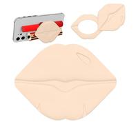 Soporte Adhesivo Para Brillo Labial Y Bálsamo Dispositivo De Silicona | Sujetador De Labios Bonito Para Casa Y Viaje Para Mujeres Y Niñas