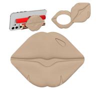 Soporte Adhesivo Para Brillo Labial Y Bálsamo,Dispositivo Flexible Con Espejo - Fundas Para Teléfonos Inteligentes Con Compartimento Para Lápiz Labial - Para Hogar Viajes Familia Mujeres Madre
