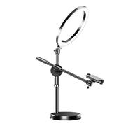 Soporte aéreo para teléfono | Soporte de Brazo articulado | Soporte para cámara aérea | Los Soportes aéreos para teléfonos con Brazo articulado e iluminación de vídeo LED están diseñados para ser v