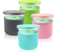 Soporte aislado para pintas de helado con lazo para el dedo, funda de neopreno de 3.5 mm para golosinas frías, cubierta anticongelante para tubos de yogur y helado (1 1)