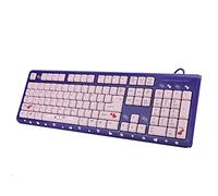 Soporte Ajustable, Almohadilla de Silicona para Teclado, Cable USB, Resistente Al Desgaste, Bonitos Dibujos Animados para el Hogar, Oficina, Ordenador Portátil, Rosa, Negro y Morado (Rosa
