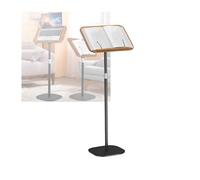 Soporte ajustable de 180 ° de madera maciza de acero al carbono for cocinar en casa, aprender, leer música, sin protección portátil for el cuello(50-130cm)