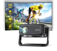 [Soporte ajustable de 360°] Mini proyector con WiFi y Bluetooth: enfoque eléctrico y Keystone automático 1080P 500 ANSI, proyector Bluetooth ONOAYO AY3 portátil para actualización del hogar, color