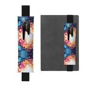 Soporte ajustable de cuero multicolor para bolígrafos, cuadernos, calendarios, tableta, banda elástica, marcapáginas y soporte para lápices