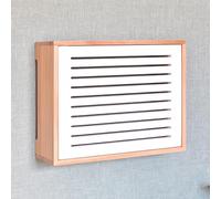 Soporte ajustable de madera para módem de pared, enrutador WiFi ventilado, caja Sto Box, cable nizer, estante divisor Hideay Ele (L)