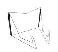 Soporte ajustable de metal para partituras, base de trípode plegable para orquesta, práctica, sentado de pie, color plateado y negro