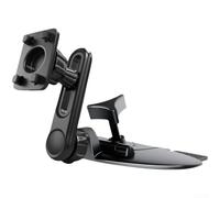 Soporte ajustable giratorio de 360° con ranura para CD para pantalla CarPlay, soporte de teléfono de coche de brazo extendido con visualización flexible, accesorio para salpicadero