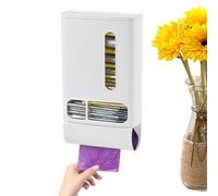 Soporte ajustable para bolsas de basura, soporte para rollo de bolsas de basura, estante para bolsas de basura para paredes, soporte multiusos para bolsas de basura, práctico dispensador de bolsas de