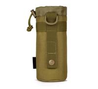 Soporte Ajustable para Botellas Agua, Bolsas Tácticas Plegables Molle, Funda para Botellas Agua, Bolsa para Mochila(Brown)