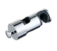 Soporte ajustable para cabezal de ducha con gancho para instalación sin taladro, soporte de baño con agarre de resina para varillas de 16 a 27 mm