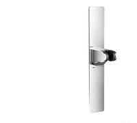 Soporte ajustable para cabezal de ducha de acero inoxidable 304 con base de succión de fijación doble y agarre magnético, montaje sin taladro para cabezales de ducha estándar (A)