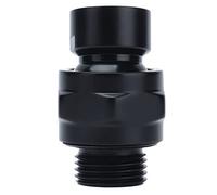 Soporte Ajustable para Cabezal de Ducha de Cobre, Accesorio de Baño con Rosca G1/2, Ajuste del ángulo del Rociador Superior Negro para una Experiencia de Ducha Relajante