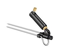 Soporte ajustable para cañas de pescar con estaca para una colocación segura en diferentes terrenos Construcción de aluminio Soporte ajustable para caña de pescar con estaca para una colocación segura