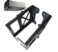 Soporte ajustable para computadora debajo del escritorio, solución de gestión de cables para espacios pequeños, oficina en casa, estudio, dormitorio, espacio de trabajo, diseño ergonómico, ahorro de