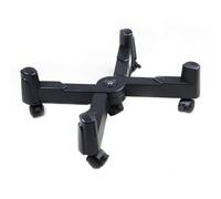 Soporte Ajustable para CPU con Ruedas, Ancho hasta 25 cm, Capacidad de Carga 25 kg, con Ruedas bloqueables, Color Negro - EW1292