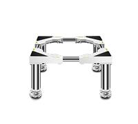 Soporte ajustable para frigorífico y lavadora - Base telescópica de 65-80 cm con 4/8/12 patas. Soporte antivibración para secadoras, aires acondicionados y frigoríficos. Soporta hasta 400 kg.