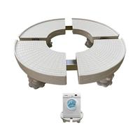 Soporte ajustable para lavadora, base para frigoríficos, secadora multiusos y soporte de corriente , soporte antivibración para cocina, lavandería, aire acondicionado