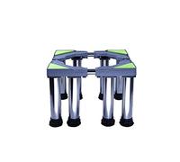 Soporte ajustable para lavadora/secadora - Base antivibración de 4/8/12 pies para electrodomésticos. Soporta hasta 400 kg. Compatible con lavadoras de 45 a 65 cm de ancho. Incluye bandeja de suelo.