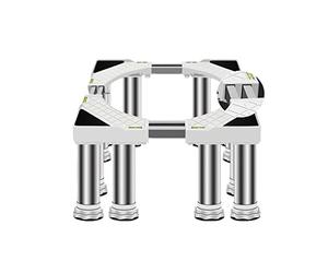 Soporte ajustable para lavadora y nevera de 48 a 70 cm, 25 cm de altura, base universal para secadora, soporte universal para lavavajillas, máquina de hielo y base enfriadora de bebidas.