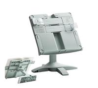 Soporte ajustable para libros, soporte para libros de texto, pantalla giratoria portátil para partituras de música, escuela, Biblia, cocina, libro de cocina, planificador de documentos, cuaderno, cama