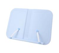 Soporte ajustable para libros y lectura, expositor para libros de texto y recetas infantiles, soporte ergonómico azul de ABS con ajuste de ángulo, ideal para el hogar, la cocina y (Conjunto estándar)
