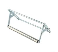 Soporte ajustable para máquina de corte, mesa de trabajo plegable para carpintería, altura 45-130 mm, soporte de material metálico, plateado (B)