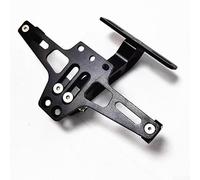 Soporte ajustable para matrícula de motocicleta, aleación CNC, soporte para matrícula de motocicleta, para uso en motocicleta (A)