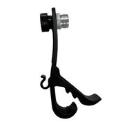 Soporte ajustable para micrófono de tambor, altura de soporte de micrófono, abrazadera de montaje en borde de tambor, fácil de instalar, soporte de micrófono de altura