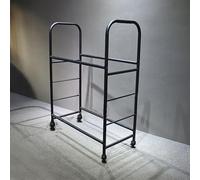 Soporte Ajustable para neumáticos de 4/8 de Pulgada: Soporte de pie para neumáticos de Repuesto con Ruedas, Ideal para entradas de vehículos, Patios Traseros y almacenes. Diseño Que Ahorra e