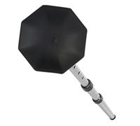 Soporte ajustable para palos de golf: eje telescópico duradero, soporte estable para palos, fácil de llevar, mecanismo de configuración rápida, perfecto para práctica de golf, ayuda de entrenamiento