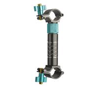 Soporte ajustable para paraguas para silla de pesca, soporte para umbralla al aire libre, abrazaderas de metal, soporte de cebos, bandeja de cebos, soporte para caña, silla de aluminio de alta