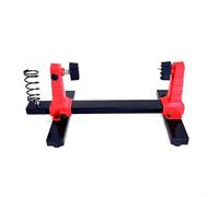 Soporte ajustable para PCB con rotación de 360° y abrazaderas con resorte para soldadura y reparación de placas de circuito, base de metal resistente, construcción ABS resistente al fuego, rango de