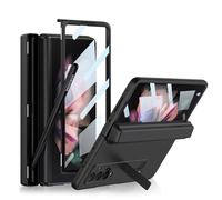 Soporte ajustable para Samsung Z Fold3, diseño a prueba de golpes, perfil ultrafino con soporte para S Pen con mecanismo de engranaje, compatible