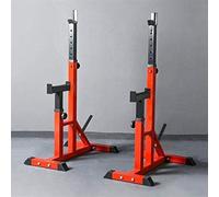 Soporte ajustable para sentadillas y estación de inmersión para entrenamiento de fuerza, soporte para pesas, soporte de inmersión, construcción duradera para gimnasio en casa, ejercicio de fitness