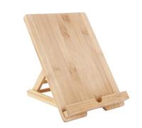 Soporte ajustable para tableta, soporte de madera de 9,76 pulgadas, soporte de escritorio para mesita de noche, 400 g, duradero, funcional, soporte de tableta ajustable en ángulo para una