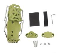 Soporte ajustable para taza con mango de motocicleta para un montaje seguro de botellas de agua y latas de bebidas en varias bicicletas (verde)