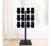 Soporte ajustable para teléfono celular para escritorio, soporte de carga multiteléfono, visualización manos libres, ideal para oficina en casa y grabación de video (2+2)