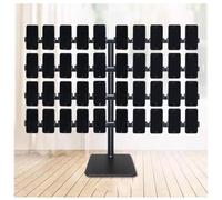 Soporte ajustable para teléfono celular para escritorio, soporte de carga multiteléfono, visualización manos libres, ideal para oficina en casa y grabación de video (2+2)
