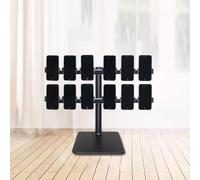 Soporte ajustable para teléfono celular para escritorio, soporte de carga multiteléfono, visualización manos libres, ideal para oficina en casa y grabación de video (2+2)