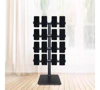 Soporte ajustable para teléfono celular para escritorio, soporte de carga multiteléfono, visualización manos libres, ideal para oficina en casa y grabación de video (2+2)