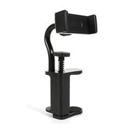 Soporte ajustable para teléfono inteligente, soporte portátil para teléfono con textura, clip giratorio para instrumentos musicales, soporte ABS para smartphone para guitarra