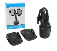 Soporte ajustable para teléfono móvil para portavasos de coche. Base expandible mejorada. Instalación sin daños. Funcionamiento con una sola