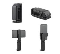 Soporte ajustable para teléfono para viajeros, con estructura de resorte y diseño de brazo con clip que se pliega para convertirse en un accesorio