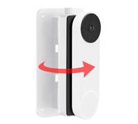 Soporte ajustable para timbre de puerta (30° a 145°) para Google Nest Doorbell batería/con cable, timbre de video parpadeante, timbre Wyze Doorbell V2/Pro, eufy Doorbell E340/S220, soporte de cuña