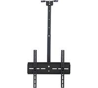 Soporte ajustable para TV de techo giratorio e inclinable, capacidad de 110 libras, perfecto para espacios comerciales, oficinas, tiendas al aire libre, soporte de pared versátil para TV.
