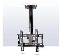 Soporte ajustable para TV de techo para televisores de pantalla plana LCD LED OLED 4K de 3255 pulgadas, compatible con la mayoría de los modelos, diseño resistente, fácil instalación (negro)