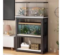 Soporte ajustable resistente para tanque de reptiles con estante para plantas, estante resistente de 3 niveles para peceras en casa u oficina