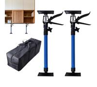 Soporte ajustable, tercer soporte de 48 a 114 cm, elevación de 30 kg con brazo nivelador resistente para montaje en puerta y sofá